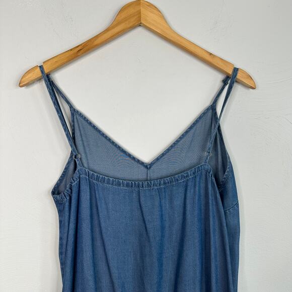 Splendid Light Blue Chambray Jumpsuit - Picture 7 of 10